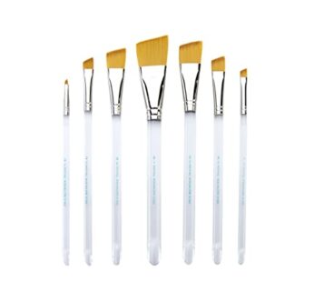 Aqualon Royal & Langnickel Angular Artist Brush Set, 7-Piece