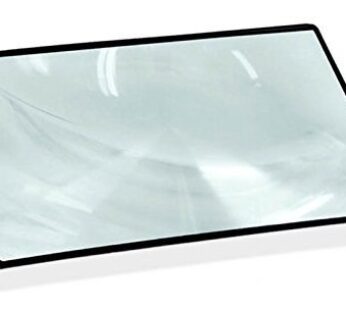 OpticLens Brand 5″ x 7″ Flexible Fresnel Page Magnifier Reading Aid + Solar Projects