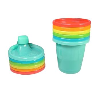 The First Years Take and Toss Spill-Proof Sippy Cup, Assorted, Pack of 6