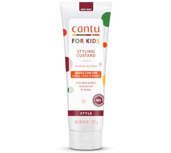 Cantu Care for Kids Sulfate-Free Styling Custard with Shea Butter, 8 fl oz (Packaging May