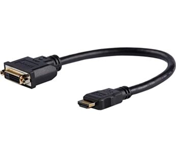 StarTech.com HDMI Male to DVI Female Adapter – 8in – 1080p DVI-D Gender Changer Cable (HDD