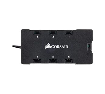 Corsair RGB LED Fan Hub Controller – Black