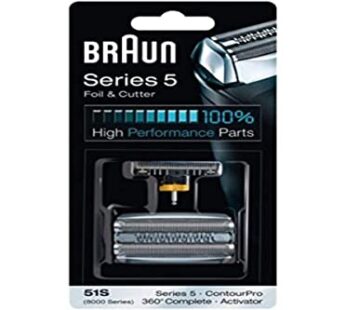 Braun Series 5 Combi 51S Foil and Cutter Replacement Pack (Formerly 8000 360 Complete or A