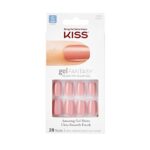 Kiss Nails GEL FANTASY Short Design Nails w/Adhesive Tabs & Glue (KGN12-RIBBONS) (1 PACK) - Image 2
