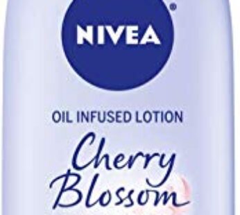 Nivea Oil Infused Body Lotion, Cherry Blossom Lotion with Jojoba Oil, Moisturizing Body Lo