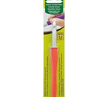 Clover 1056/MN Amour Crochet Hook, Size M/N/9.0mm