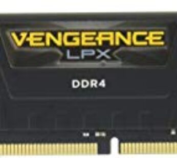 Corsair Vengeance LPX 16GB (2x8GB) DDR4 DRAM 2666MHz (PC4-21300) C16 Memory Kit – Black