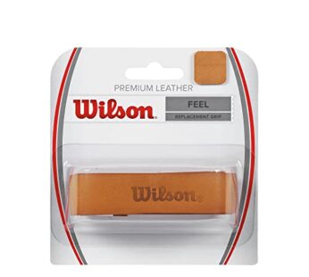 WILSON Leather Tennis Racquet Grip, Brown, 22 1100mm 1.70mm