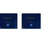 Waterman Paris Fountain Pen Cartridge Serenity Blue 8 Cartridges 2 Pack Large Size Standar