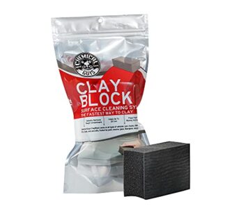 Chemical Guys CLAY_BLOCK Clay Block V2 (4.6 in. x 3.5 in. x 1.7 in.), Black