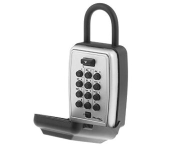 Master Lock 5422EC 5422D Portable Push Button Lock Box, 3-1/2 In. H. x 2-1/4 In. W. x 1 In