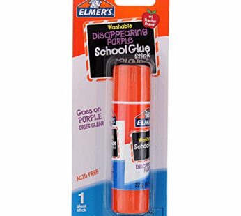 Elmer’s Washable Disappearing Purple Glue Stick (4 PACK!)