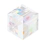 50pcs Adabele Austrian 6mm Faceted Loose Cube Crystal Beads Clear AB Compatible with Swaro