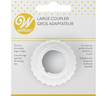 Wilton W4181006 Coupler, Large, 1-Pack, White