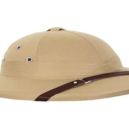 French Army Tropical Pith Helmet in British Khaki - Image 2