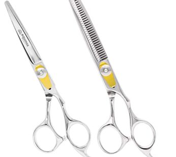 Equinox Professional Razor Edge Series Hair Cutting Scissors Set – Barber Hair Cutting & T