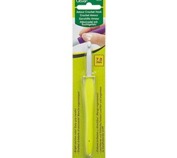 Clover Amour Crochet Hook (7.0 mm),Yellow