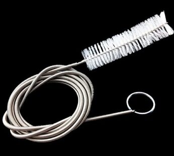 Blovess Yueton Flexible Tube Cleaning Brush, Nylon Long Brush with Loop, Hoses Bent Pipe C