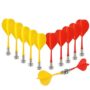 Yalis Magnetic Darts 12 Packs, Replacement Dart for Magnet Dartboard, Safety Plastic Darts