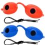 Super Sunnies UV Eye Protection FDA compliant Tanning Goggles Eyeshields, 2 Pairs in Rando