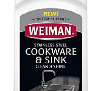 Weiman Stainless Steel Sink and Pots & Pans Cleaner and Polish