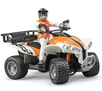 Bruder Quad with Driver (Colors May Vary)