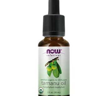 NOW Solutions, Organic Tamanu Oil, Certified Organic and 100% Pure, Promotes Hydration and