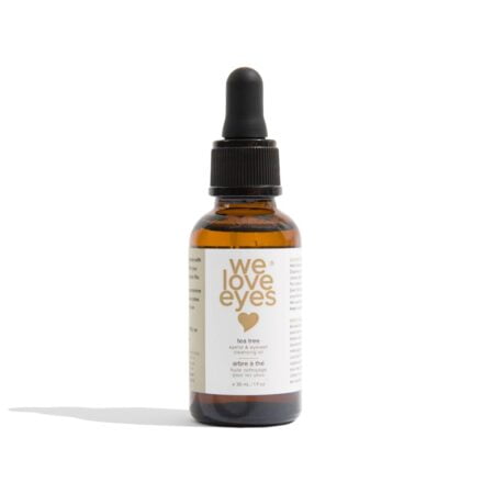 We Love Eyes- All Natural Tea Tree Eyelid Cleansing Oil - Eyelid Scrubs - Eyelid Hygiene -