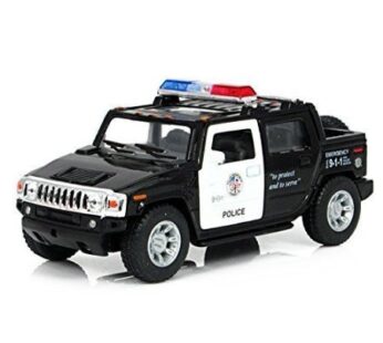 KiNSMART H2 Hummer SUT Police Truck Interceptor 5″ 1:36 Scale Die Cast Metal Model Toy