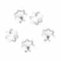 20pcs Adabele Authentic 925 Sterling Silver 6mm (0.24 inch) Floral Flowery Round Bead Cap