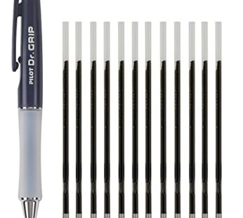 Pilot Dr. Grip Retractable Ballpoint Pens, Medium Point, Navy Barrel with Blue Ink, Single
