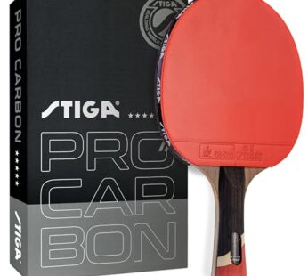 STIGA Pro Carbon Performance-Level Table Tennis Racket with Carbon Technology for Tourname