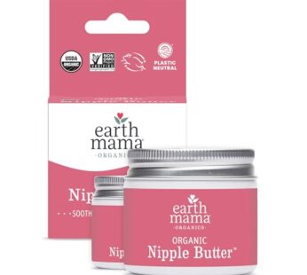 Organic Nipple Butter  Breastfeeding Cream by Earth Mama | Postpartum Essentials Safe for