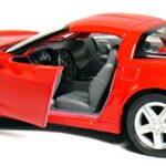 KiNSMART 2007 Corvette Z06 5inch 1:36Scale Die Cast Metal Model Toy Cars RED - Image 2