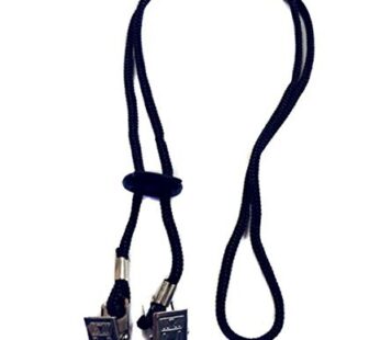 3pcs Black Adjustable Napkin Holders Lanyard Neck Strap Chain Clip Adjustable Napkin Bib T