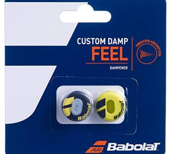 Babolat Custom Damp Vibration Dampener – Black/Yellow