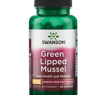 Swanson Green Lipped Mussel (Freeze Dried) New Zealand Joint Health Supplement 500 mg 60 C