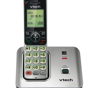 VTech VTCS6619 Dect 6.0 Expandable Speakerphone with Caller Id, Black, 6.9″ x 6.7″ x 5.2″