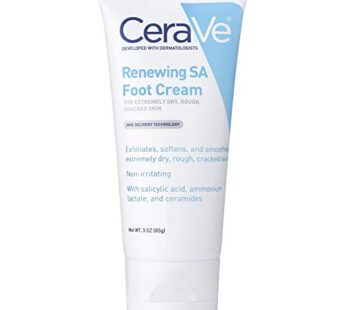 CeraVe Foot Cream with Salicylic Acid | 3 oz | Foot Cream for Dry Cracked’ | Fragrance Fre