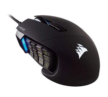 Corsair Scimitar Pro RGB – MMO Gaming Mouse – 16,000 DPI Optical Sensor – 12 Programmable