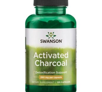 Swanson Activated Charcoal – Natural Supplement Supporting Healthy Absorption – Helps w/Bl