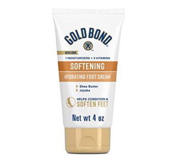 Gold Bond Softening Foot Cream, 4 oz., With Shea Butter to Soften Rough & Dry Feet