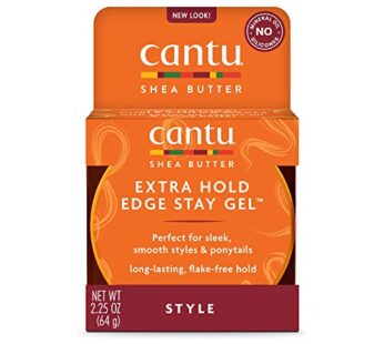 Cantu Extra Hold Edge Stay Gel with Shea Butter, 2.25 oz (Packaging May Vary)