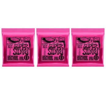 Ernie Ball, Super Slinky Electric Guitar Strings 9-42 (Pack of 3 Sets) (2223×3)