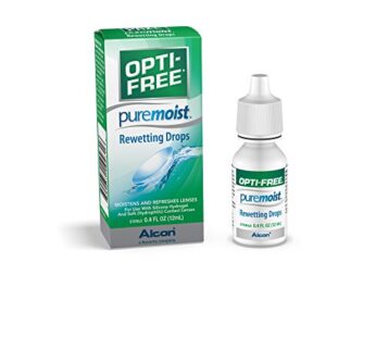 Opti-Free Puremoist Rewetting Drops, 12-mL
