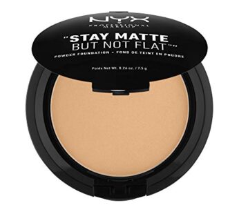 NYX PROFESSIONAL MAKEUP Stay Matte But Not Flat Powder Foundation, Soft Beige