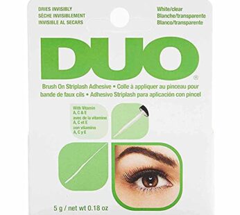 DUO Brush-On Lash Adhesive with Vitamins A, C & E, Clear, 0.18 oz, 1-Pack