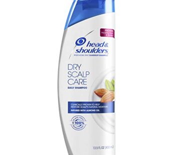 Head & Shoulders Dry Scalp Care Daily-Use Anti-Dandruff Paraben Free Shampoo, 13.5 Fl Oz