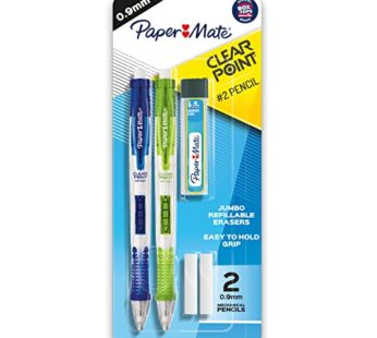 Paper Mate Clearpoint Mechanical Pencils 0.9mm, HB #2 Pencil Set, School Supplies, Teacher