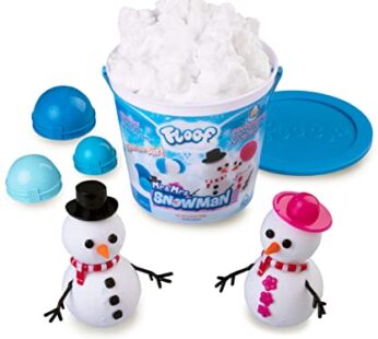 Play Visions Floof Modeling Clay – Reuseable Indoor Snow – Mr. & Mrs Snowman Set With Endl